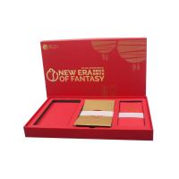 Buy cheap Custom Cardboard Lid-Off Packaging Boxes Red product