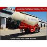 Buy cheap 60 ton Bulk Cement Tanker Trailer transport powder, silos cement trailer from wholesalers
