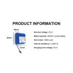 25.2V 4Ah lithium Battery
