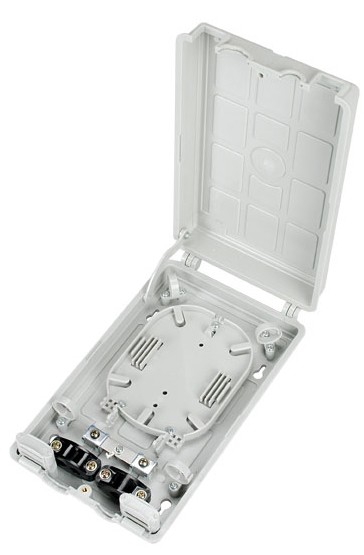 12 / 24 Splitter Fiber Optic Termination Box Desk Or Wall Mounting Type