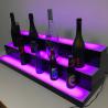 Buy cheap RGB Lighted Liquor Bottle Shelf Stand 3 Tier Led Light Liquor Bottle Display from wholesalers