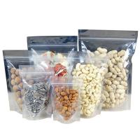 Buy cheap Clear Mylar Flat Bottom Stand Up Pouch 3.5g Laminated Foil Pouches QS product