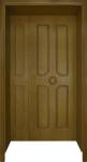 Hotel Interior Solid 2 Hours Fire Rated Wood Doors 1.2mm Thickness