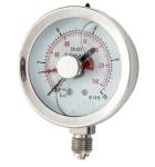 Buy cheap 150mm 6.0" Glycerin Filled Water Pressure Gauge Red Adjustable Memory Pointer from wholesalers