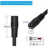 Buy cheap 12V DC Barrel Jack 5.5x2.1mm 5.5x2.5mm 3.5x1.35mm Male Female Socket to Open Pigtail DC Power Cable from wholesalers