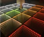 Toughened Glass 3D Mirror Dance Floor for DJ Night Club Bar Disco