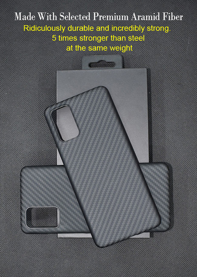 Shockproof Lightweight Aramid Fiber Case For Samsung S20+
