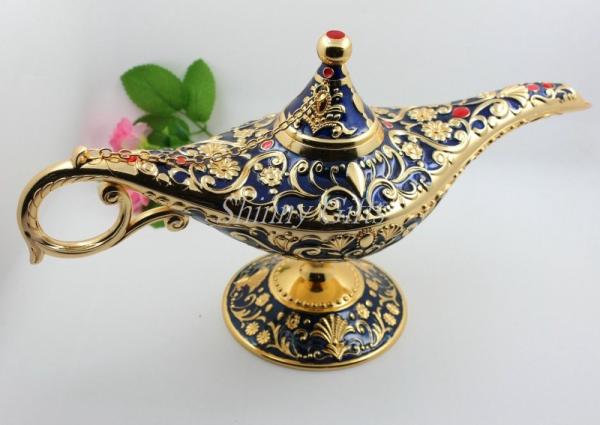 Buy cheap Shinny Gifts Fashion Home Design Golden Aladdin's Magic Lamp from wholesalers