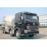 Buy cheap 8×4 371 HP Euro II Cement Mixing Equipment , Truck Mounted Concrete Mixer With HW76 Cab from wholesalers