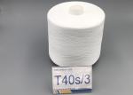 High Quality Manufacturer Wholesale 40/3 JMT Brand Spun Raw White Polyester Yarn