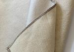 290gsm Upholstery Sofa Fabric , Plain Cotton Linen Fabric Furnishing Curtain