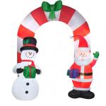Customized Family Holiday Party Decoration Inflatable Santa Claus Arch