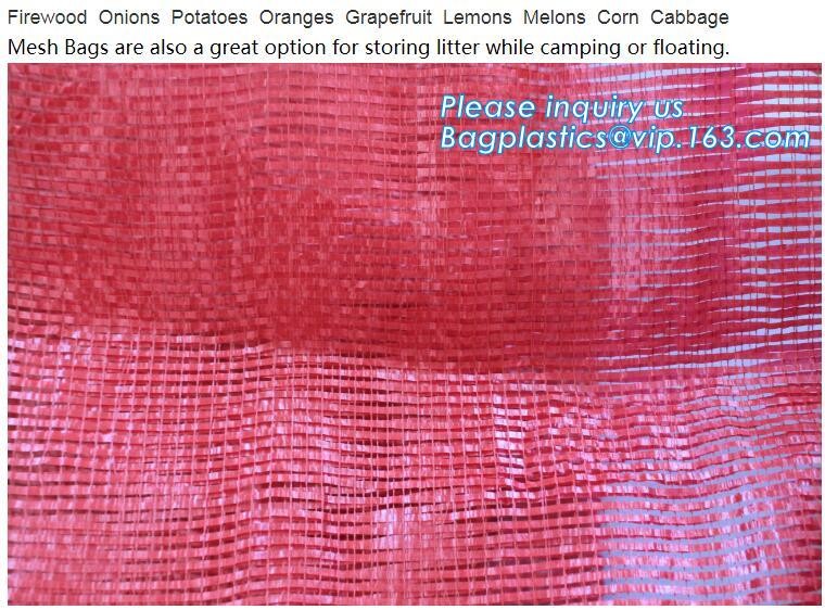 40x60cm yellow raschel mesh onion packing bag,Hot sale PE raschel mesh bag for potato,raschel net bag & pp raschel mesh