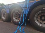 Custom 3 Axle Flatbed Semi Trailer Tractor Trucks 40 Ft Semi Low Bed Trailer