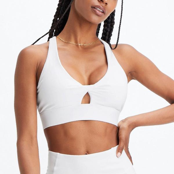 Wholesale Custom Logo High Impact Sexy Cross Back Yoga Sport Bra Sport Wear for