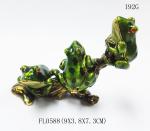 Metal frog trinket box Small Metal Trinket Box-Green Frog Metal Trinket Box