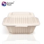 Food grade eco friendly disposable biodegradable 550ml cornstarch plastic