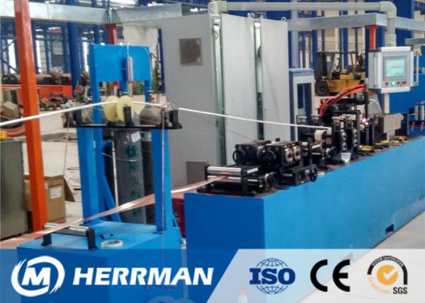 Argon Arc Welding Cable Armouring Machine For Metal Sheathing Fire Retardant