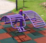 Buy cheap Colorful Playground Rubber Mats / Rubber Gym Floor Mats /Outdoor Rubber Tiles 50*50*5CM from wholesalers