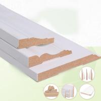Buy cheap Apartment Skirting Primed Wood Boards MDF Substrate Moisture Proof product