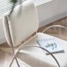 Buy cheap Lobby Teddy Metal Base Fabric Leisure Chair Bedroom Lounge from wholesalers