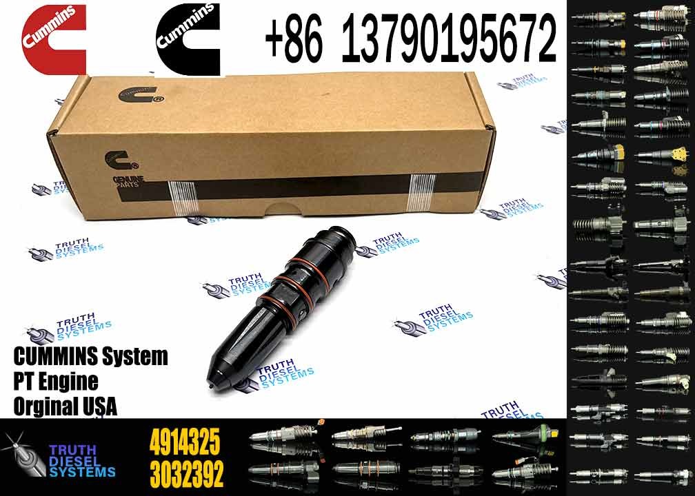 ELIC Excavator 3054218 3054253 3032392 4914308 4914325 Engine Common Rail Fuel Injector