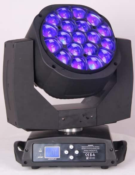 Buy cheap 50Hz 240V 19 x 15w LED Moving Head Light k10 Kaleidoscopic Effect Light from wholesalers