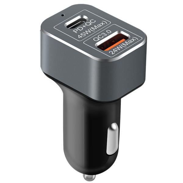 Buy cheap 69W Type C USB Quick Charge 3.0 Usb Pd Car Charger from wholesalers