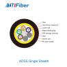Buy cheap G652D ADSS Fiber Optic Cable All Dielectric 24cores 100m Span Self-Supporting Aerial from wholesalers