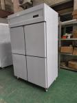 Commercial Upright Fridge for Restaurant 4 Door Stainless Steel Kitchen