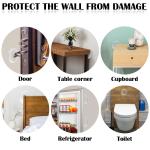 Wall Door Handle Stopper Door Knob Wall Shield Transparent Round Silicone Guard