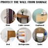 Buy cheap Wall Door Handle Stopper Door Knob Wall Shield Transparent Round Silicone Guard Door Stopper Wall Protector from wholesalers