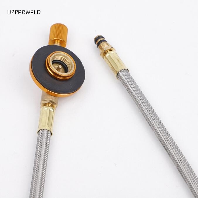 Outdoor Gas Camping Stove Propane Refill Adapter and Heating Torch for Easy Connection