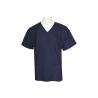 Buy cheap 220 GSM Cotton 60% Polyester 40% Medical Uniform Scrub V Neck Navy from wholesalers