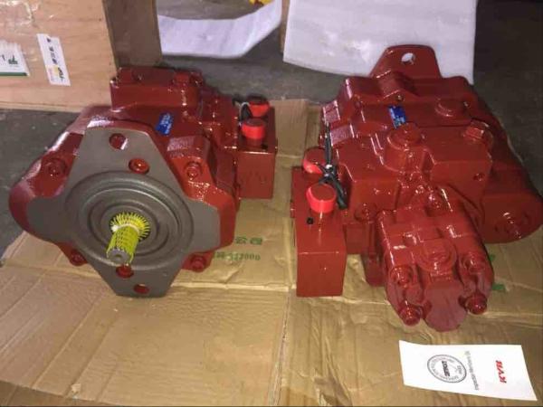 Kayaba PSVD2-21E hydraulic Piston Pump and Gear pump of excavator YUCHAI35