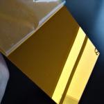 AISI Hot Rolled SS Rose Gold Sheet , Durable Golden Mirror Stainless Steel Sheet