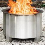 Rust Proof Portable Smokeless Stove 304 , 22 Inch Portable Stainless Steel Fire