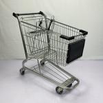 Buy cheap American Style Metal Grocery Shopping Trolley 110Kgs Loading Capacity With Logo from wholesalers