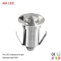 Buy cheap 4ways 3W 62mm diameter LED underground lamp/led underground light for outdoor product