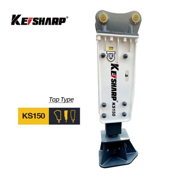 Hydraulic Top Type Hydraulic Breaker / Cap Mounted Breaker with 1373mm Chisel