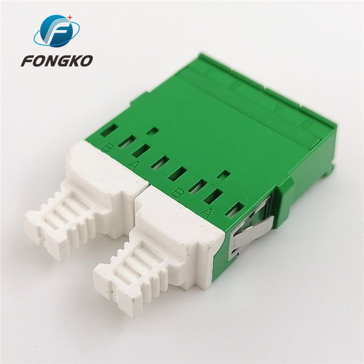 Lc Flangeless Quad Shuttered Auto Shutter Optical Sm Fiber Optic Adaptor Connector Adapter