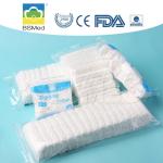 Medical Zig Zag Cotton Pad Small Size White Color Sterile With High Absorbency