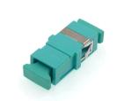 SC Simplex Fiber Optic Adapters Flangeless Blue Green Beige Aqua Violet Color