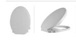 Luxury Automatic UF Material Self Cleaning Seat Heating Toilet Cover For