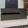 Buy cheap Solid Wood Corner Reception Desk for Hotel Clothing Store and Company Front Desk Table from wholesalers