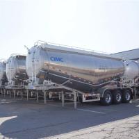 Buy cheap Powder Transport Aluminium Horizontal 65m3 Cement Tanker Trailer product