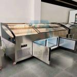 Buy cheap 220V Glass Door Chest Freezer R134A Or R290A Painted Steel from wholesalers