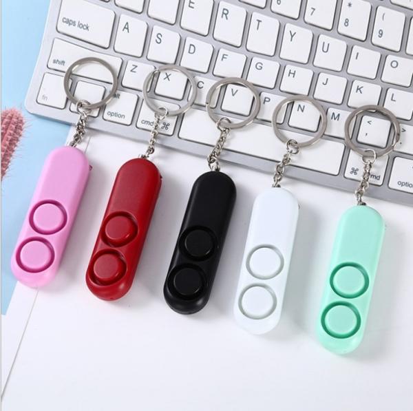 Buy cheap Plastic Kids Self Defense Keychain 120 DB 40g Home Alarm Elderly Four Colors For Girl from wholesalers