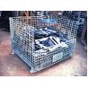 Buy cheap Transport Cargo Collapsible Wire Containers Hot Dipped Galvanized Stacking 4 Tiers from wholesalers
