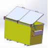 Buy cheap 3 - 8M3 Industrial Steel Skip Bin Recycle Waste Garbage Bin For Hotels And Restaurants from wholesalers